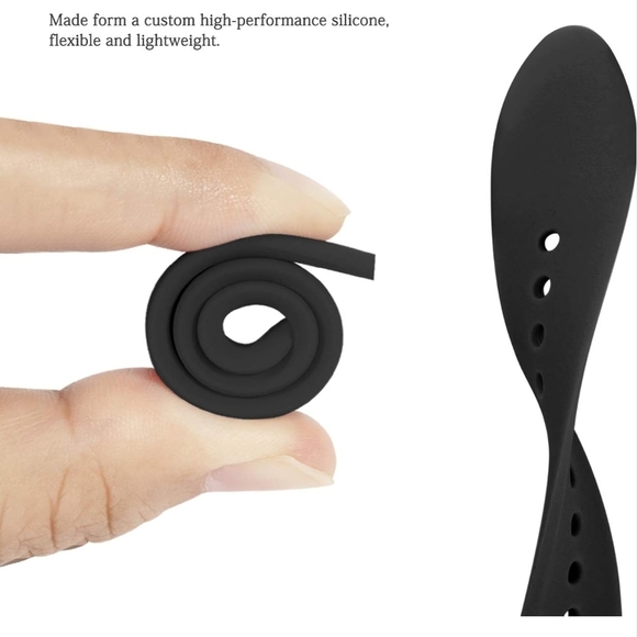 Fitbit Versa 2/3/Sense/Special Edition & Lite Black, White & Grey Athletic Bands - Picture 6 of 12